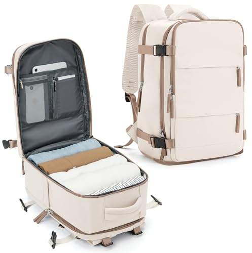 SZLX Mochila Viaje Cabina Avion 40x20x25 Mujer Ryanair Mochila Equipaje de mano 40x20x25 Ryanair Maletas de Viaje Cabina 20L Mochila de Viaje Hombre Mochila Portatil 14 Pulgadas Impermeable