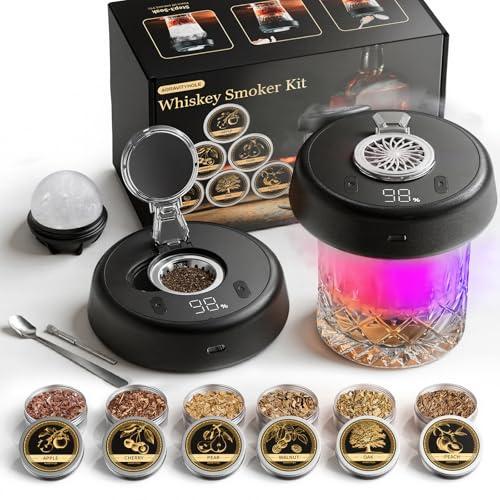 Electric Whiskey Smoker Kit - Rechargeable Cocktail Infuser