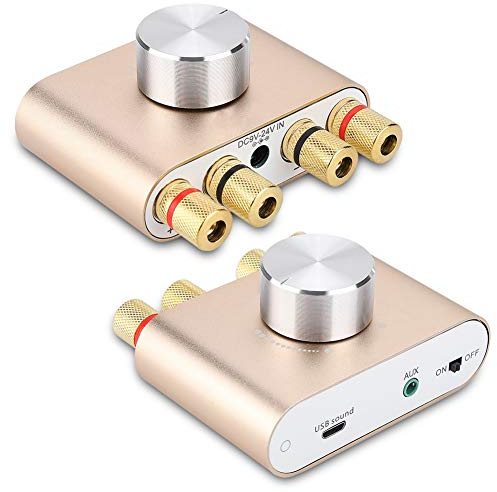 aqxreight Amplificatore Digitale di Potenza Lettore Stereo Hifi da 100 W Dimensioni 'Amplificatore e l'Amplificatore Stereo Hifi StiMini Amplificatore StereoMini AmplificatoreMini