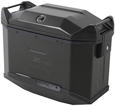 H&B Motorradkoffer Seitenkoffer Xceed Aluminium 38 Liter schwarz rechts, Unisex, Multipurpose, Ganzjährig