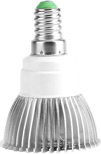 OKBY Led Grow Lights Bulb - 18LED Grow Lamp E27/E14/GU10 85-265V 18W Full Spectrum Plant Lights for Hydroponics Greenhouse Organic (E14)