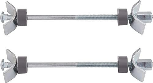 cyclingcolors 2x vis assemblage plan de travail M6 x 100mm étrier relieuse serrage fixation bague plastique ferrure jonction panneaux bois meuble lit goujon connecteur