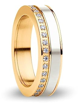 BERING Damen Ring in glänzend gold - Arctic Symphony Collection aus Edelstahl - Ebro