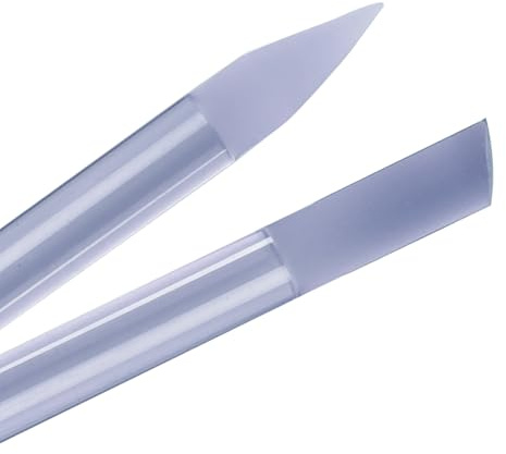 Glass Cuticle Pusher by Bona Fide Beauty, 1Pc Blue Gentle Czech Manicure Stick for Cuticle Remover, Long-Lasting and Double-Sided Reusable Glass Cuticle Stick