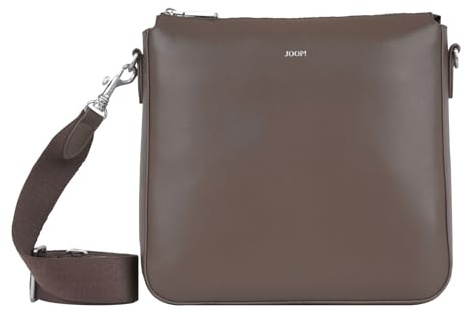 Joop! Leder Umhängetasche Sofisticato 1.0 Jasmina Shoulderbag Falcon dunkelbraun