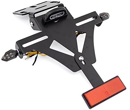 Kennzeichenhalter Motorrad Verstellbarer Winkel Nummernschildhalter Halterung Mit -Blinker