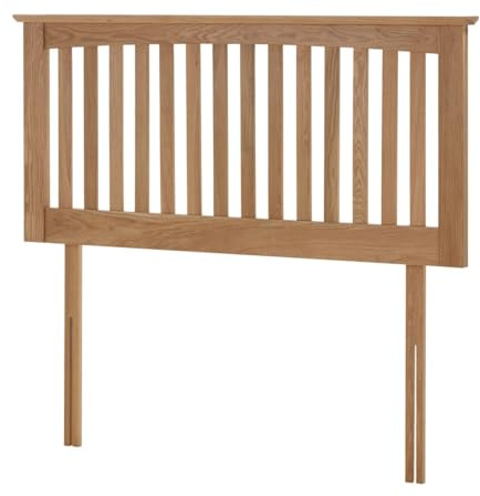 5ft Vivaldi 100% Genuine Solid Oak Headboard.Wood Shaker (5ft King Size) | Save On Goods UK,Wooden,Real Oak, Head Board