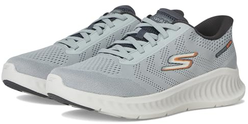 Skechers Chaussures à Enfiler Mains Libres pour Homme Go Walk Now – Payton Sneaker, Gris, 7.5 X-Wide