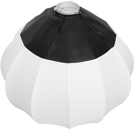 Softball Lantern Softbox, Diffuseur de Lumière à Installation Rapide avec Support pour Enregistrement Vidéo, Diffusion en Direct, Softbox Lanterne Portable avec Sac