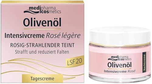 Olivenöl Rosé Légère 50 ml Intensivcreme + gratis intensic Rosé Nachtpflege 15 ml