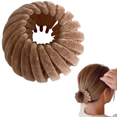 Magic Bird Nest Samt-Haarspangen, drei Reihen von Zähnen, Styling-Zubehör für Pferdeschwanz, Dutt und Haarnadel für langes, kurzes, lockiges, glattes Haar, Haarspangen, Haarschmuck