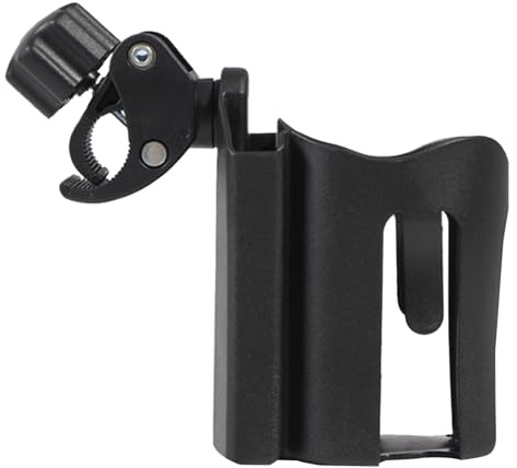 Porte-gobelet de guidon - Porte-gobelet pour poussette - Porte-boisson de vélo - Support de boisson à libération rapide - Support non glissant pour chariot de bateau à vélo sur le lieu de travail sur