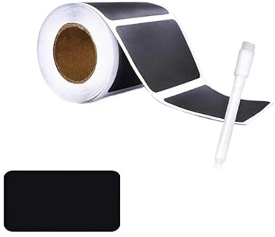 GewüRzglas-Etiketten 120 Stück/Rolle Gläser Etiketten Wiederverwendbare Tafeletiketten Wasserdichte Aufkleber FüR Die KüChenorganisation(5.8x4.8cm 3Roll)