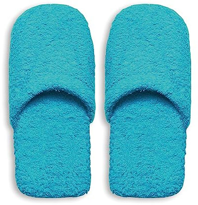 Excelsa Bagno Caldo Pantofole Da Uomo, Spugna, Azzurro, 30x12x5 cm