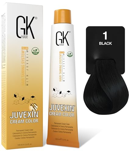 GK Hair Crema Colorante per Capelli 100 ml – Colore Semi-Permanente Nutriente per Styling, Tonalità Naturali e Intense, Ideale per Colpi di Luce, Riflessi e Risultati Uniformi con Applicazione Facile