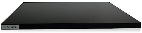 bFly-audio Flatline Gerätebasis in schwarz | belastbar max. 75 kg (M = 44 x 35 cm, Basic)