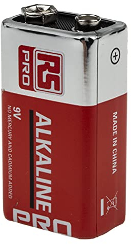 RS PRO Lot de 15 Piles alcalines PP3 9 V