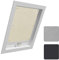 WOLTU Thermo Dachfenster Rollo ohne Bohren Sonnenschutz Verdunkelungsrollo mit Saugnäpfen, Thermorollo Hitzeschutz für Velux- und Roto-Fenster S08 / 608, Beige 96x115 cm
