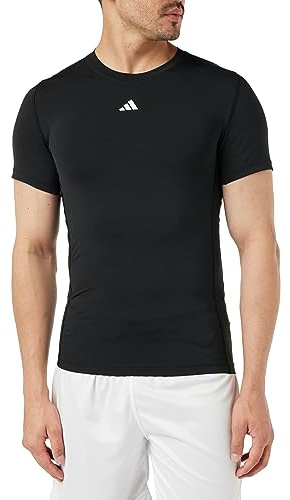 adidas Herren Techfit Training Tee, Black, M