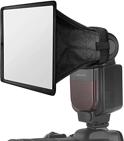 NEEWER Blitzdiffusor Licht Softbox 5 x 4, Universal, zusammenklappbar mit Aufbewahrungstasche Kompatibel mit Canon Nikon Sony Godox Yongnuo NEEWER Speedlight
