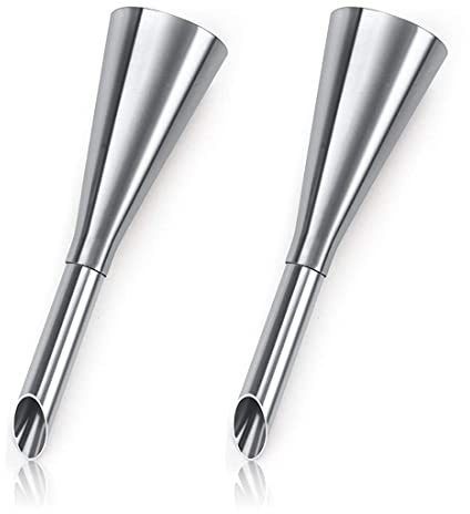 2 Pièces Choux a garnir, Douilles à pâtisserie, Bec de crème, Pâtisserie accessoires, Douille fleur patisserie, Cornet patisserie, Pour cupcakes, Chou, Pâte à sucre, Pâtisseries