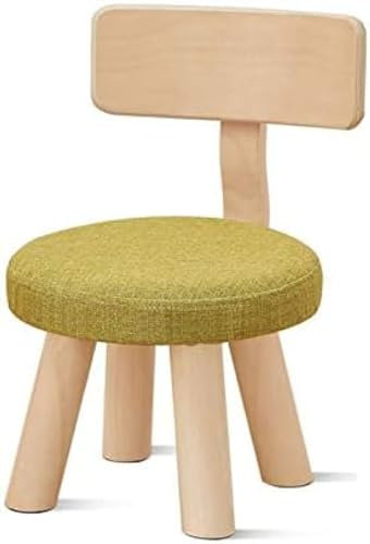 Kindersofa, Atmungsaktiv, Abnehmbar Und Waschbar, Holzhocker Mit Niedlichen Tiermustern, Einzelner Lernstuhl, Kindersitz Für Das Arbeitszimmer Im Schlafzimmer,Grün,Klein,Bonny369