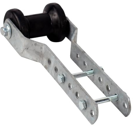 Perfeclan Ensemble de Rouleaux de quille avec Rouleau, matériel Pratique en métal et Caoutchouc, Accessoire de remorque de Bateau de qualité supérieure, Support