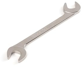 TEKTON 11/16 Inch Angle Head Open End Wrench | WAE83217 | Made in USA