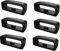 Lot de 6 boucles de rechange en caoutchouc pour bracelet de montre Garmin Forerunner 245/645/Vivomove HR/Vivoactive 3, 20 mm