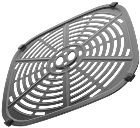 Ciieeo Bandeja De Repuesto Para Freidora De Aire Sartén Para Parrilla De Acero Inoxidable Con Diseño Hueco Accesorios Para Freidoras De Aire 8.85 X 8.85 X 0.39 in Para Hornear Y Asar