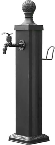 Dispensador de grifo de columna de agua de jardín, boca de pie para riego y riego al aire libre, anticongelante, resistente a las grietas