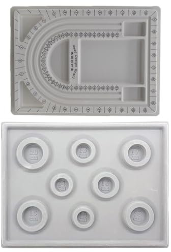 2 Stück Perlenbretter, Perlen Brett, Schmuckbrett Herstellung, Design Platte, Das Perlendesignbrett Besteht Aus PVC-Beflockung, für Perlendesign, Webwerkzeug, Halskette, DIY Schmuck Machen
