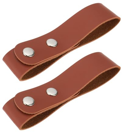 Be In Your Mind 2X Fundas de Cuero para Látigo de Halloween Accesorios de 1,18 X 5,5 Pulgadas Soporte para Látigo Lazo para Látigo para Montar A Caballo Látigos Y Fustas Cinturón Marrón