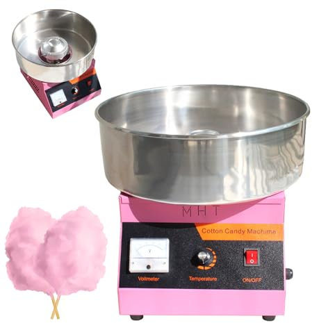 Kommerzielle Zuckerwattemaschine, Edelstahl-Marshmallow-Maschine mit Edelstahl-Schüssel
