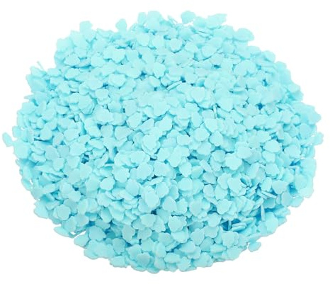 sourcing map Fake Sprinkles, 100G Cloud Resin Fake Candy Sugar Faux Sprinkles Polymer Clay Slices for Nail Art DIY Crafts Cake Dessert Phone Case Shaker Card Filler, Blue