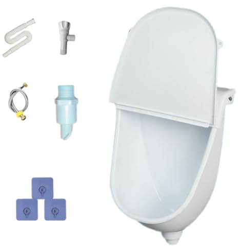 orinatoio da parete con coperchio, orinatoio da bagno con scarico, orinatoio antiscivolo con scarico e tubo per camera da letto, patio, camper