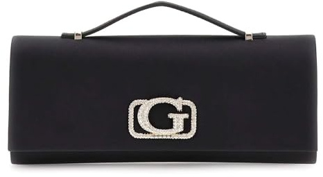 GUESS Umhängetasche Handtasche Zalina Top Handle Clutch Black schwarz