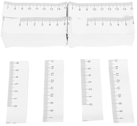 DIKACA 100 pièces Ruban Mesure Papier Souple Jetable pour Mesure Tête et Usage Médical Indispensable
