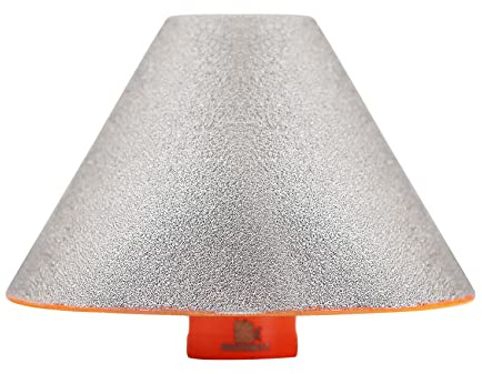 Diamant-Fasenbohrer 82mm - BRSCHNITT Diamant Fasenbits Fingerfräser zum Vergrößern Löcher in Fliesen Porzellan Marmor Keramik Granit M14 Gewinde für Winkelschleifer