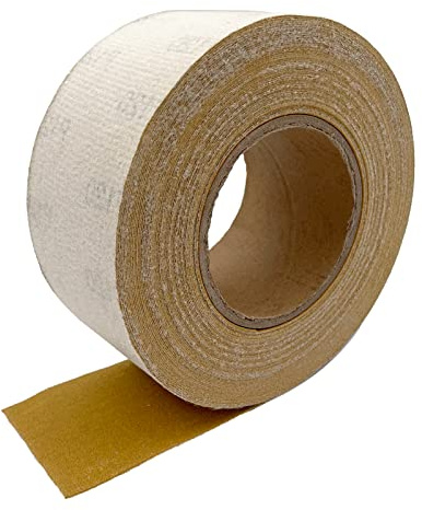 Hook and Loop Sandpaper Roll, 2-3/4 X 20 Yard Aluminium Oxide Hook-and-Loop Backed Sand Paper Emery Cloth for Wood Furniture Finishing Metal Sanding Polishing and Woodworking (120 Grit)