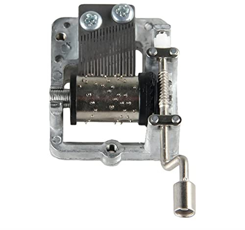 HINAA Movimento musicale a manovella per carillon fai da te, meccanismo musicale di ricambio, una varietà di musica disponibile