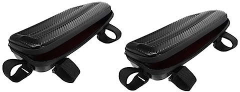 NOLITOY 2stücke Bike Frame Bag wasserdichte Fahrradtasche Für Mountainbike Mit Verstellbaren Riemen Leicht Zu Reinigen Für Werkzeug Und Zubehör Für Fahrten