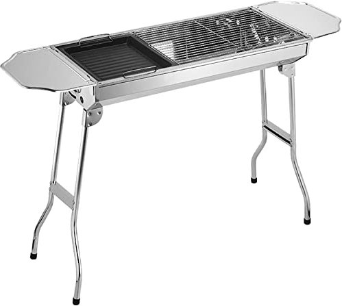 Parrilla de Gas portátil para barbacoa al aire libre, Patio, Camping, Picnic, barbacoa, estufa adecuada para personas, parrilla de carbón, mesa de parrilla