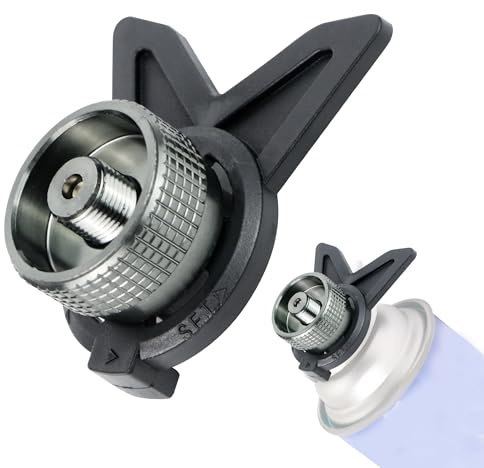 Gasflaschen Adapter Mit Gaskartusche für Campingkocher, leicht zu tragen, 1 Stk.