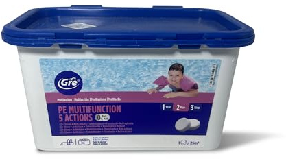 Gre 76082NB - Traitement 5 Actions, Zéro Boric, comprimes de 250g - 1kg