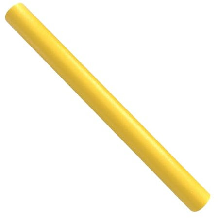 Tubo de espuma flotante para piscina, fideos de espuma súper gruesos para piscina, barra de espuma colorida brillante de 59 pulgadas, accesorios de piscina para niños y adultos (amarillo)
