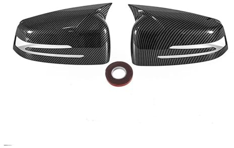 Tür Spiegelkappen Rückspiegelabdeckung Seitenspiegelkappe ABS Kohlefaser Für Für Benz W204 E W212 W176 W246 Für CLS C218 Für GLA X156