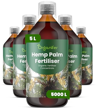 Engrais liquide organique 5x1L pour Palmier chanvre – croissance durable et floraison optimale – Organifer