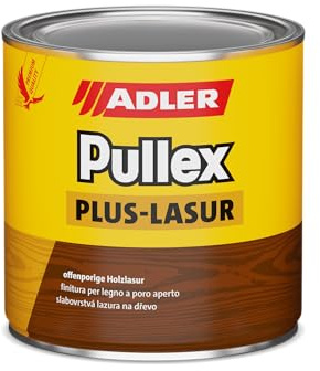 ADLER Pullex Plus-Lasur Tannengrün 750ml | Universelle Holzlasur für außen, lange offene Zeit für ansatzfreies Streichen, geruchsarm durch aromatenfreie Lösemittel