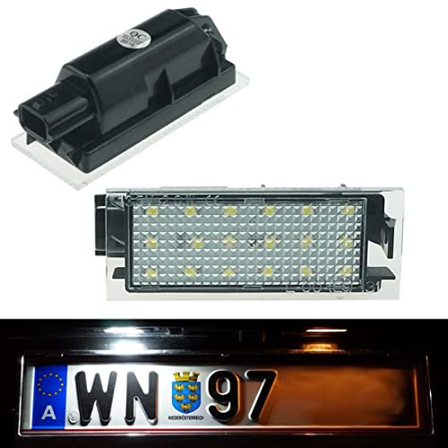 Do!LED P01RN06 - Illuminazione targa a LED con marchio di omologazione E